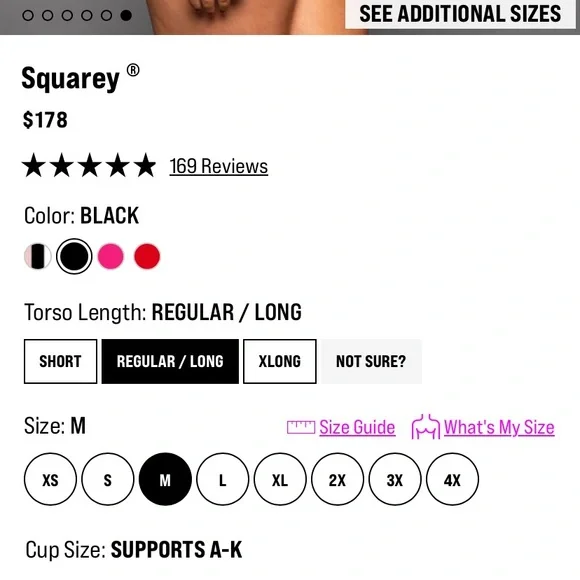 TA3 size M Squarey Black Swimsuit - Picture 12 of 12